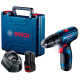 Акумуляторний ударний дриль-шурупокрут Bosch GSB 120-Li Professional, 2 акб GBA 12V 2.0Ah