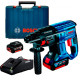 Акумуляторний безщітковий перфоратор Bosch GBH 180-Li Professional, 2 акб GBA 18V 4Ah