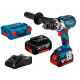 Акумуляторний шурупокрут Bosch GSR 18V-110 C Professional, 2 акб 5 Ah, в L-Boxx 136