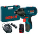 Акумуляторний ударний гайкокрут Bosch GDR 120-LI Professional, 1 акб GBA 12V 2Ah, ЗП GAL 1210 CV в чемодані