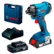Акумуляторний гайкокрут Bosch GDR 180-LI Professional, 2 акб 2 Ah