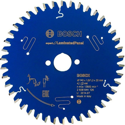 Пиляльний диск Expert for Laminated Panel 140×1,8×20, 42 ATB Пиляльний диск Expert for Laminated Panel 140×1,8×20, 42 ATB