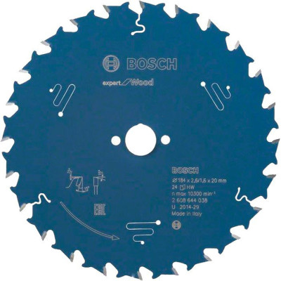 Пильный диск Bosch Expert for Wood 184×2,6×20, 24 ATB
