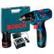 Акумуляторний дриль-шурупокрут Bosch GSR 120-LI Professional, 2 акб 1,5 Ah