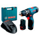 Ударний дриль-шурупокрут Bosch GSB 120-Li Professional, 2 акб 1,5 Ah