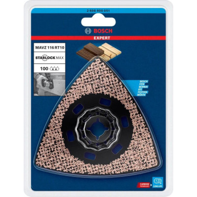 Шліфувальна пластина Bosch Expert MAVZ 116 RT10 116 мм