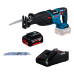Акумуляторна шабельна пила Bosch Professional GSA 185-LI, 1 акб GBA 18 V 4.0 Ah, з/п GAL 18V-40