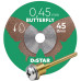 Алмазний круг Distar 1A1R 45x0.45x5.8F/3.2-3.0F Butterfly