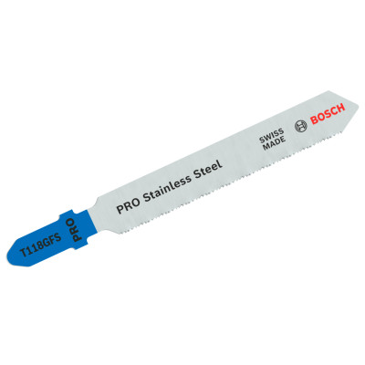 Полотно для лобзика Bosch Pro Stainless Steel T 118 GFS, 0.8×83 мм, 5 шт Полотно для лобзика Bosch Pro Stainless Steel T 118 GFS, 0.8×83 мм, 5 шт