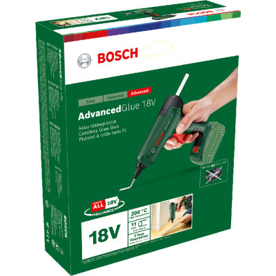 Акумуляторний клейовий пістолет Bosch AdvancedGlue 18V, без акб та з/п