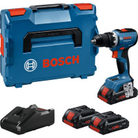 Акумуляторний дриль-шуруповерт Bosch Pro GSR 18V-65, з 3 акб 4 Ah та з/п, у L-Boxx