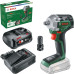 Акумуляторний ударний гайковерт Bosch UniversalImpactDrive 18V-350, з акб 2.5 Ah та з/п