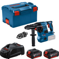 Акумуляторний перфоратор Bosch Pro GBH 18V-28 CF, патрон SDS-Plus, з 2 акб 5 Ah та з/п GAL 1880 CV, у L-Bохх 238 Акумуляторний перфоратор Bosch Pro GBH 18V-28 CF, патрон SDS-Plus, з 2 акб 5 Ah та з/п GAL 1880 CV, у L-Bохх 238