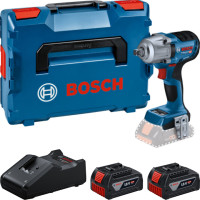 Акумуляторний ударний гайковерт Bosch Pro GDS 18V-450 PC, з 2 акб 4 Ah та з/п GAL 18V-40, у L-Bохх 136 Акумуляторний ударний гайковерт Bosch Pro GDS 18V-450 PC, з 2 акб 4 Ah та з/п GAL 18V-40, у L-Bохх 136