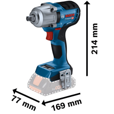 Акумуляторний ударний гайковерт Bosch Pro GDS 18V-450 PC, з 2 акб 4 Ah та з/п GAL 18V-40, у L-Bохх 136 Акумуляторний ударний гайковерт Bosch Pro GDS 18V-450 PC, з 2 акб 4 Ah та з/п GAL 18V-40, у L-Bохх 136