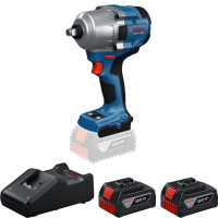 Акумуляторний ударний гайковерт  Bosch Pro GDS 18V-780, з 2 акб 4 Ah та з/п GAL 18V-40