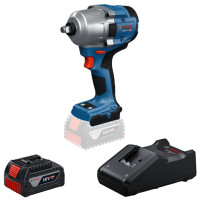 Акумуляторний ударний гайковерт  Bosch Pro GDS 18V-780, з акб 4 Ah та з/п GAL 18V-40