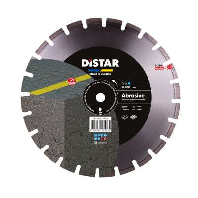 Алмазний диск Distar 1A1RSS по асфальту 400x3,5x25,4-24