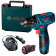 Акумуляторний дриль-шурупокрут Bosch GSR 120-LI Professional, 2 акб GBA 12V 2.0Ah