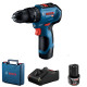 Акумуляторний ударний дриль-шурупокрут Bosch GSB 12V-30 Professional, 2 акб GBA 12V 2Ah