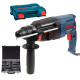 Перфоратор Bosch GBH 2-26 DRE Professional, набір 9 свердел 2 зубила