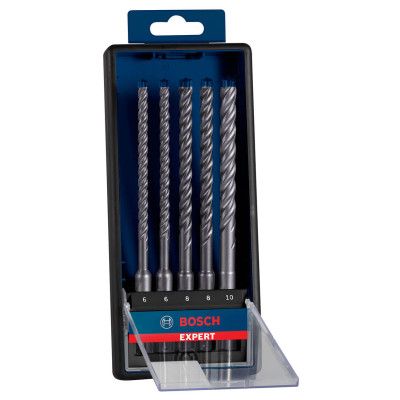 Набір бурів Bosch Expert SDS-Plus-7X 6, 6, 8, 8, 10 мм