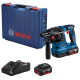 Акумуляторний перфоратор Bosch GBH 185-LI Professional, 2 акб GBA 18V 4.0Ah, з/п GAL 18V-40 в чемодані