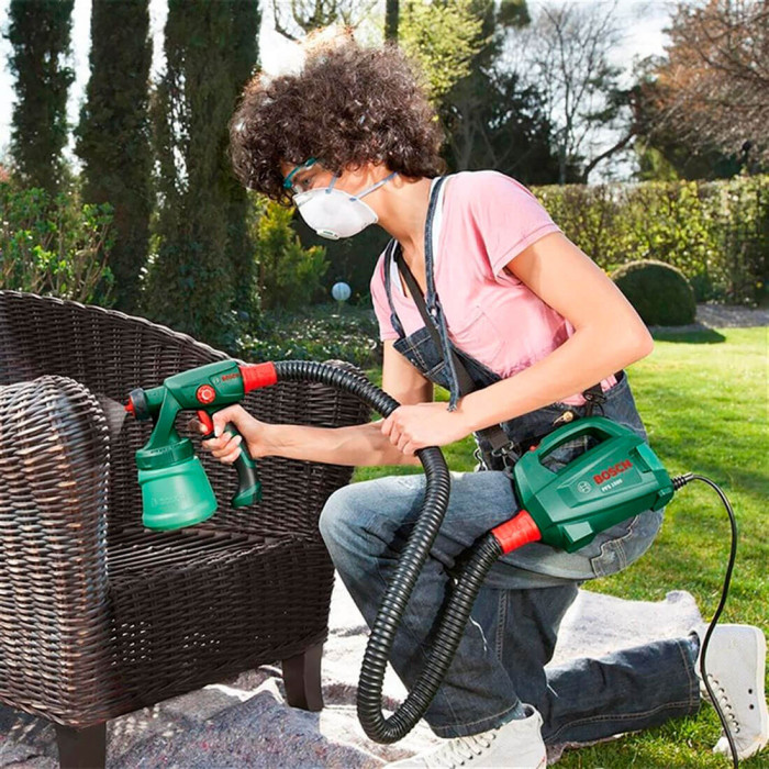 Краскопульт электрический Bosch PFS 5000 Е с двумя емкостями для