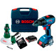 Акумуляторний дриль-шурупокрут Bosch GSR 18V-50 Professional, 2 акб 2 Ah, з/п GAL 18V-20, набір 24 біт