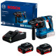 Акумуляторний перфоратор Bosch GBH 185-LI Professional, 2 акб GBA 18V 4.0 Ah з/п GAL 18V-40