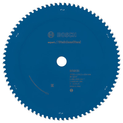 Пиляльний диск Bosch Expert for Stainless Steel 305×25.4×2.5, 80 HLTCG Пиляльний диск Bosch Expert for Stainless Steel 305×25.4×2.5, 80 HLTCG