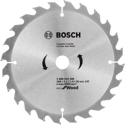 Пиляльний диск Bosch Eco for Wood 184x1.4x16/20 мм 24T