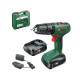Ударний акумуляторний дриль-шурупокрут Bosch ЕаsyImpact 18V-40, 2 акб PBA 18V 1.5Ah і з/п AL 18V-20 у кейсі