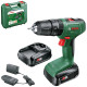 Ударний акумуляторний дриль-шурупокрут Bosch ЕаsyImpact 18V-40, 2 акб PBA 18V 2.0Ah і з/п AL 18V-20 у кейсі