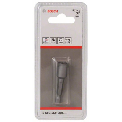 Торцева головка Bosch Extra Hard 1/4", 8 мм