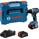 Акумуляторний дриль-шурупокрут Bosch GSR 18V-65 Professional, 2 акб GBA 18V 5.0Ah та з/п GAL 18V-40, в кейсі L-BOXX 136