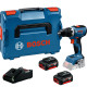 Акумуляторний дриль-шурупокрут Bosch GSR 18V-65 Professional, 2 акб GBA 18V 4.0Ah, з/п GAL 18V-40 в кейсі L-BOXX