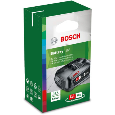 Акумулятор Bosch PBA 18V 2.5 Ah W-B