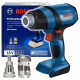 Акумуляторний технічний фен Bosch Professional GHG 18V-50 каркас з 2 насадками в картоні